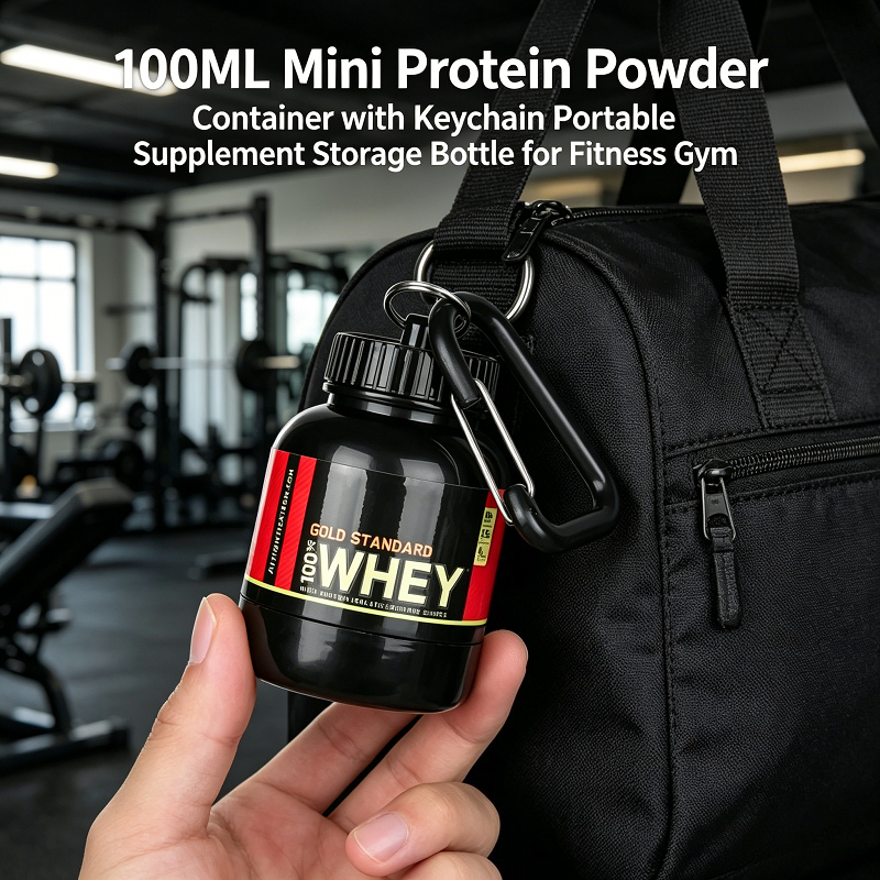 Protein Bar Box - 100ML Portable Protein Powder Container Mini