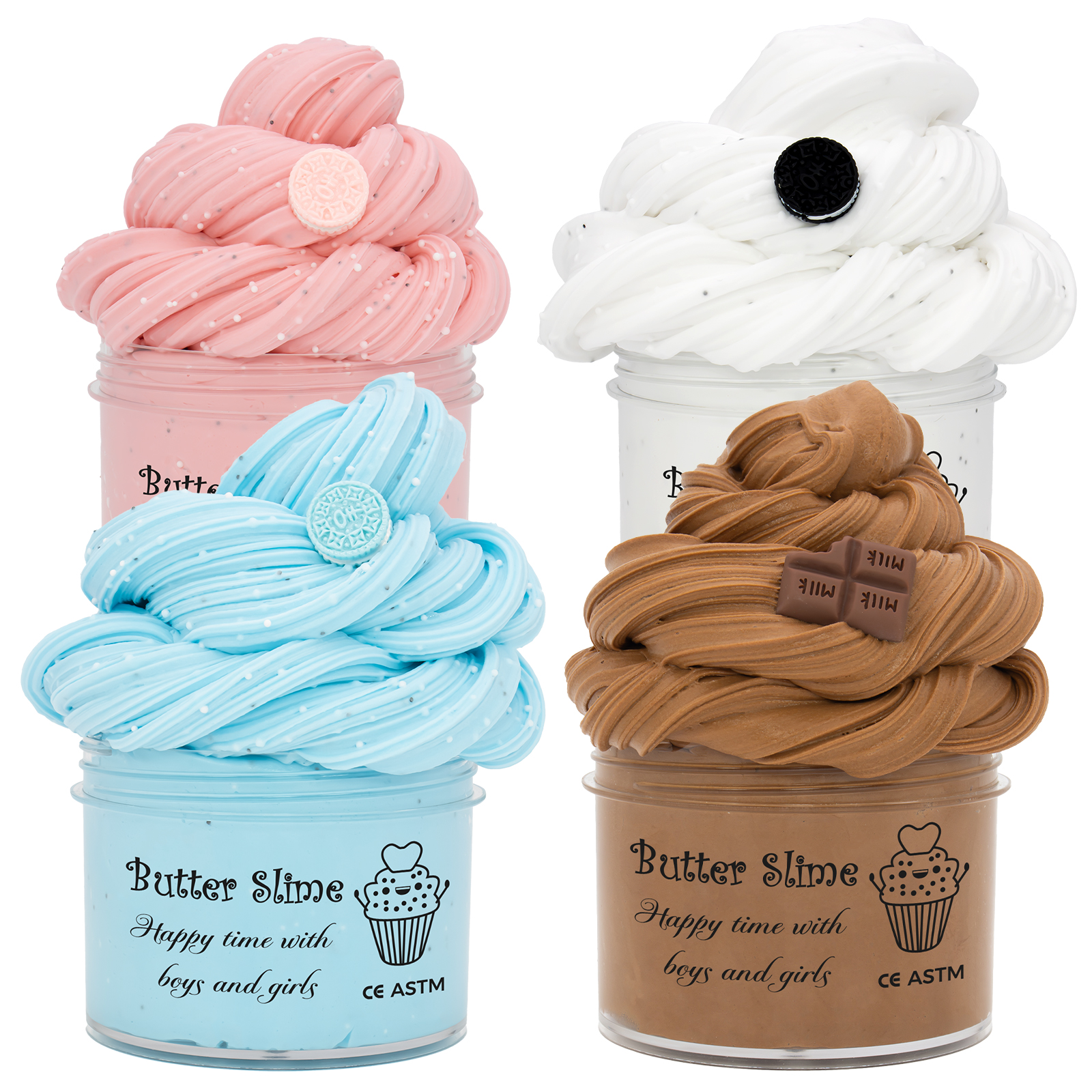 Junk Food Snacks - 70ml Chocolate Cookies Butter Slime Kit