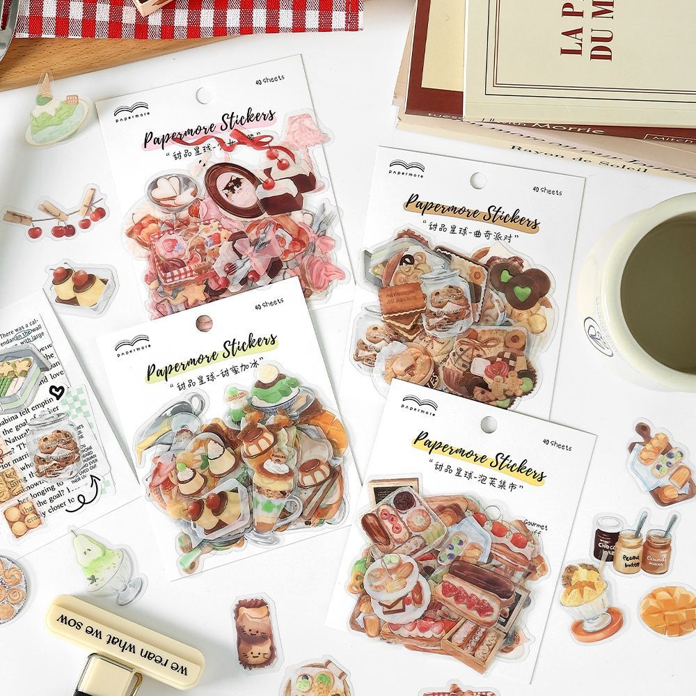 Junk Food Snacks - Cute Foods Snack Cake Stickers Scrapbooking