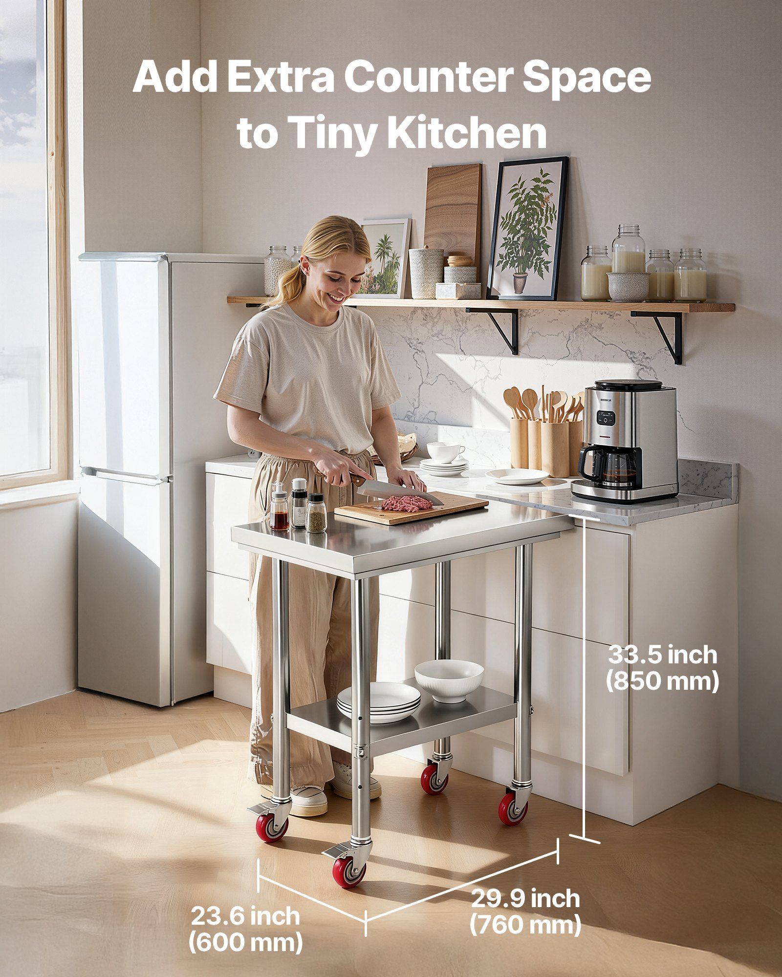 Foods X - Stainless Steel Table, 24 x 30