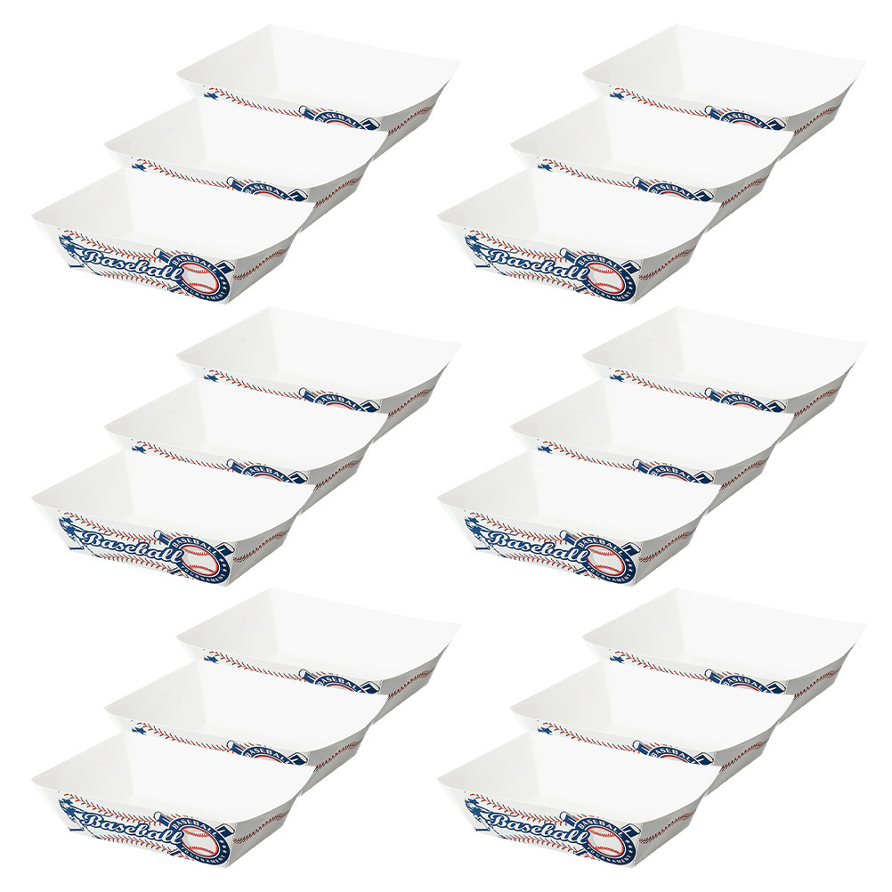 Food Snacks Candy - 25Pcs Multi-Function Food Boats White Food-Safe