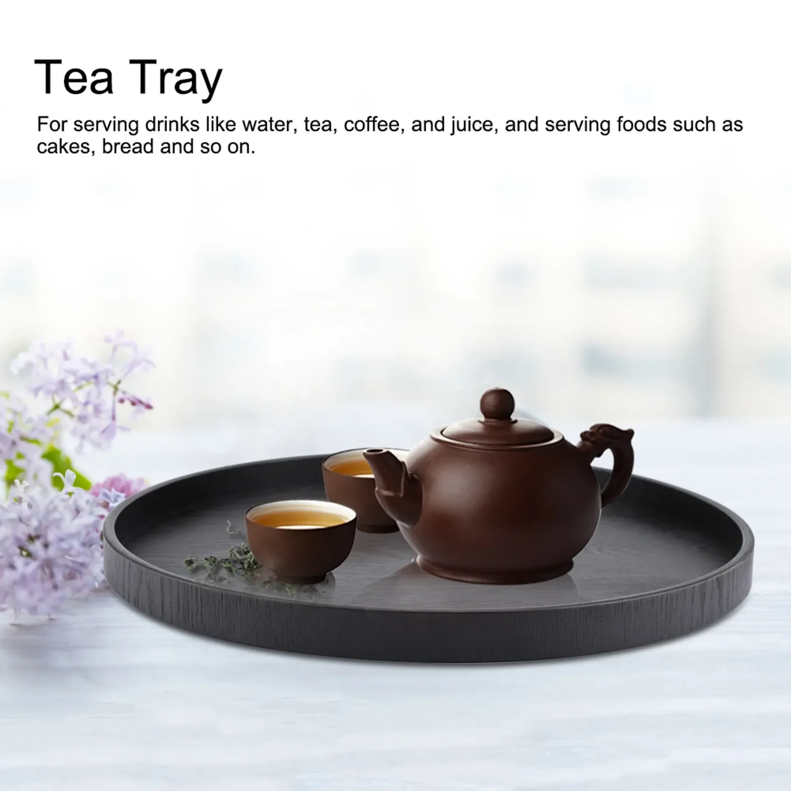Round Shape Solid Wood Tea Cof – Food Snacks Restaurant Bewertung und Preis