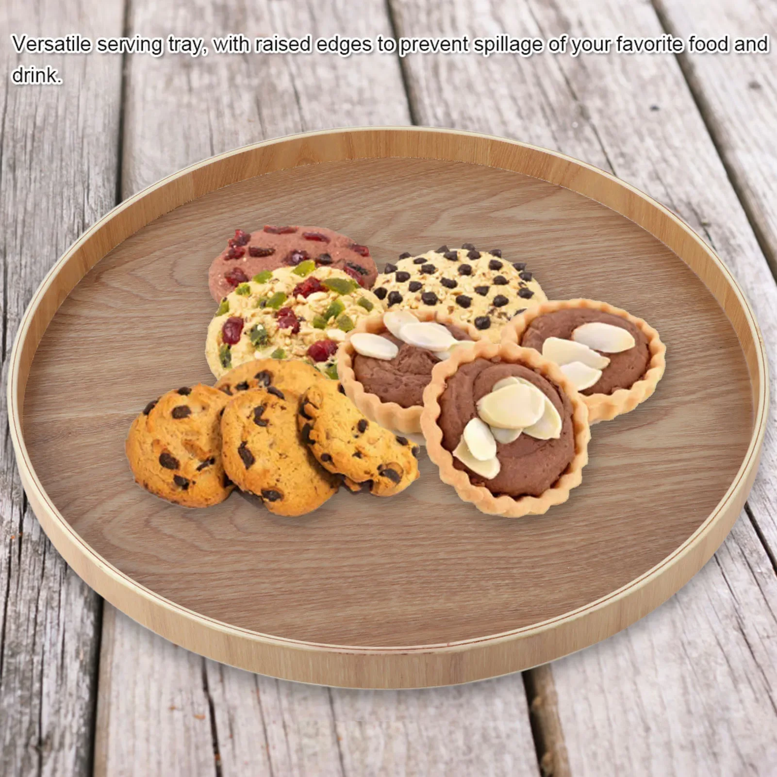 Round Shape Solid Wood Tea Cof – Food Snacks Restaurant Bewertung und Preis