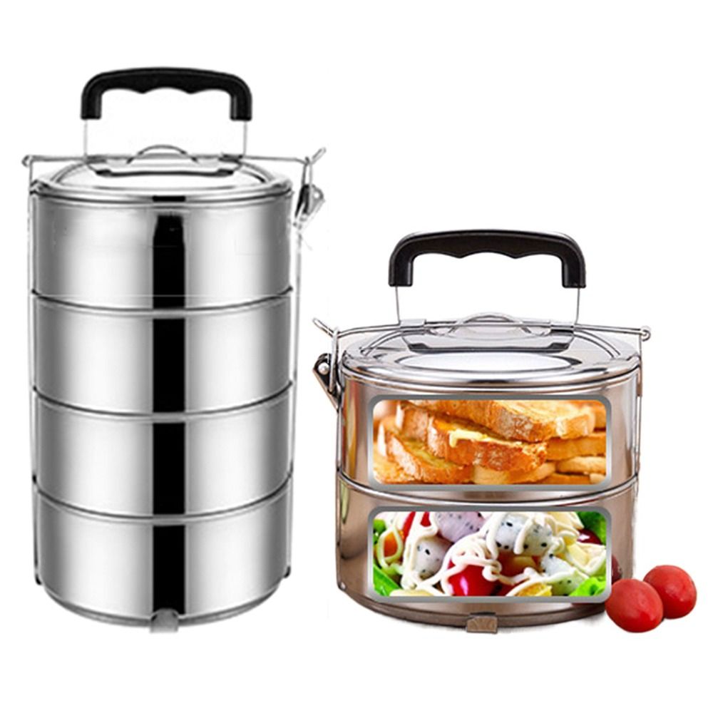 Round Stackable Lunch Snack Bo – Snacks Food Warmer Bewertung und Preis