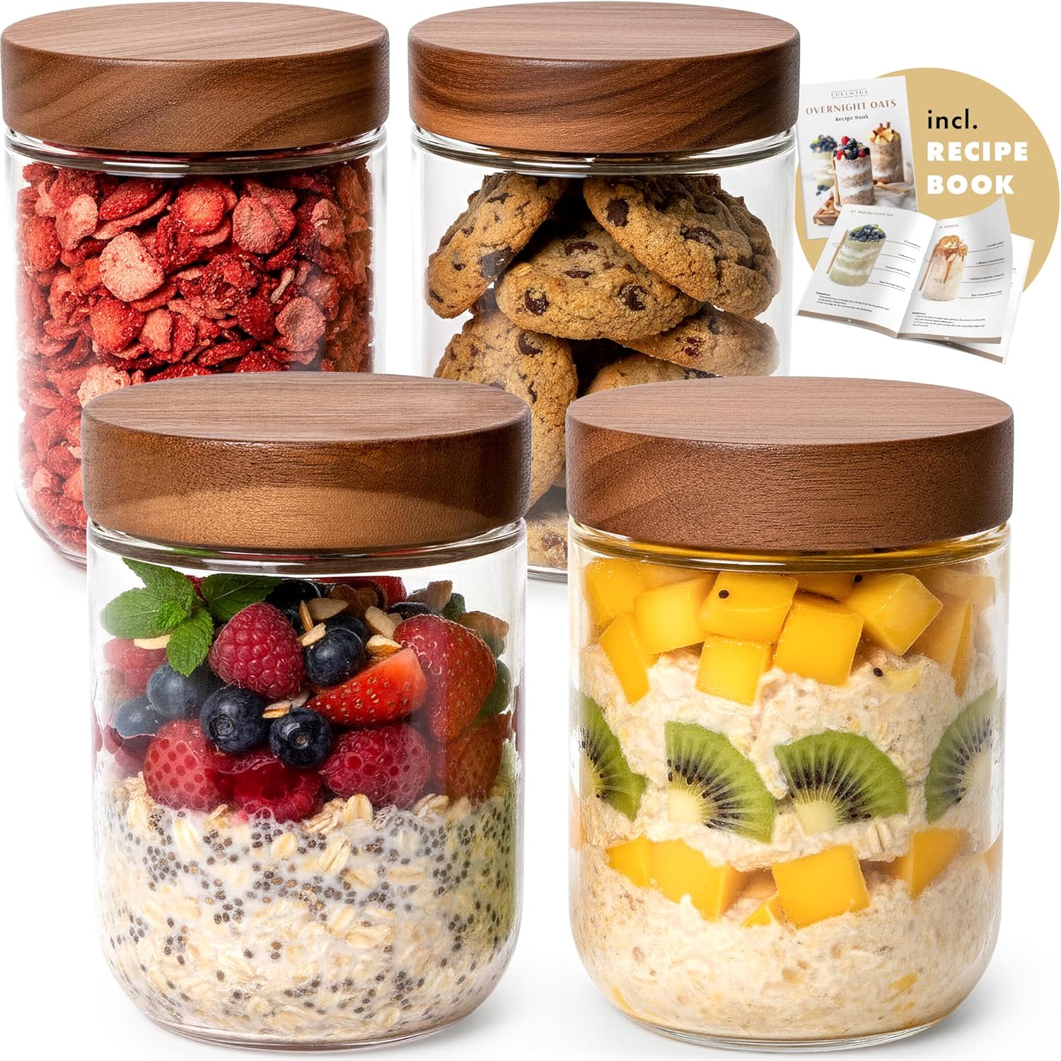 Overnight Oats Containers with – Foods X Bewertung und Preis