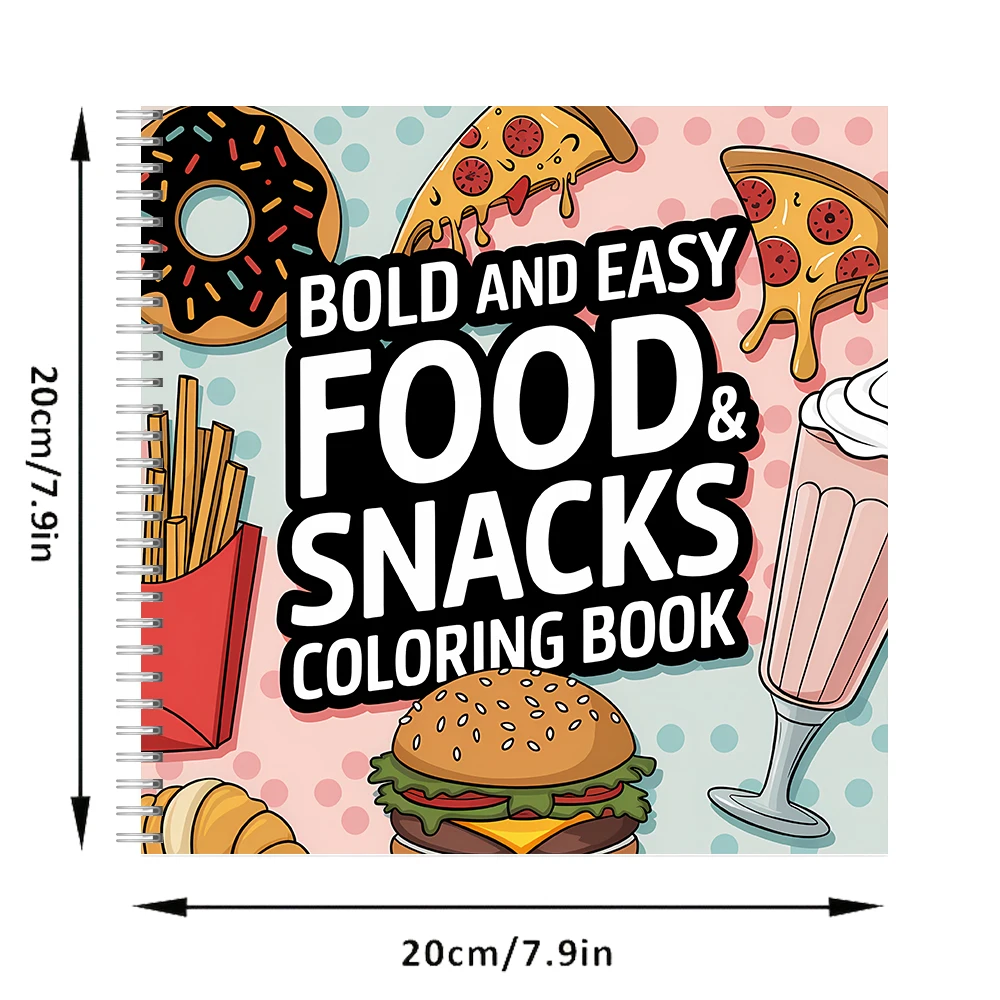 Easy Food and Snacks Coloring  – Food Snacks Drawing Bewertung und Preis