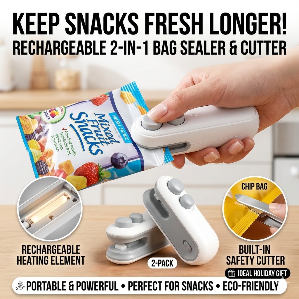 Mini Portable Snack Bag Sealer – Food Snacks Candy Bewertung und Preis