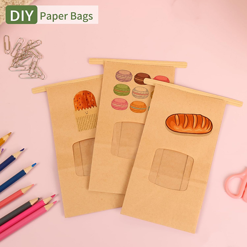 10Pcs Bakery Bags, Window Seal – Food Snacks For Christmas Bewertung und Preis