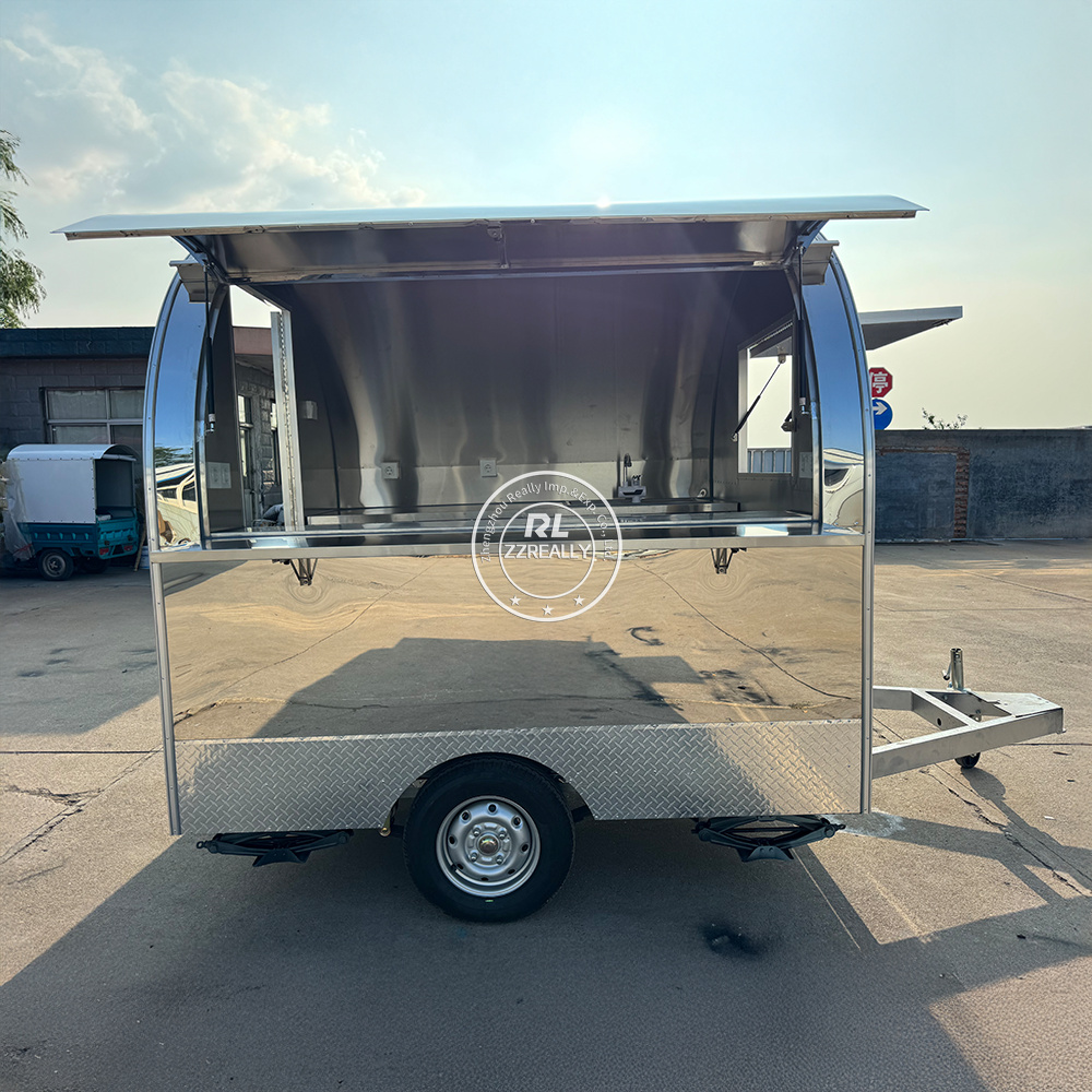 Stainless steel Mobile Food Ca – Food Snacks Business Bewertung und Preis