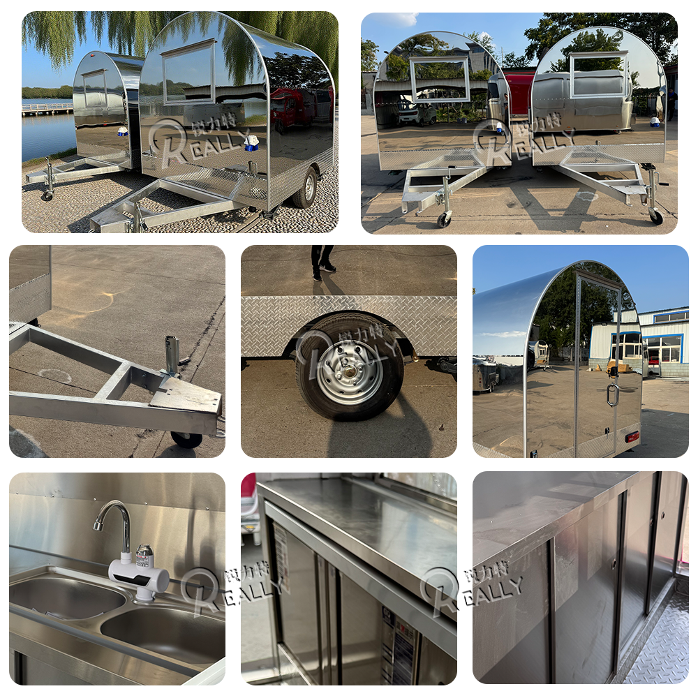Stainless steel Mobile Food Ca – Food Snacks Business Bewertung und Preis