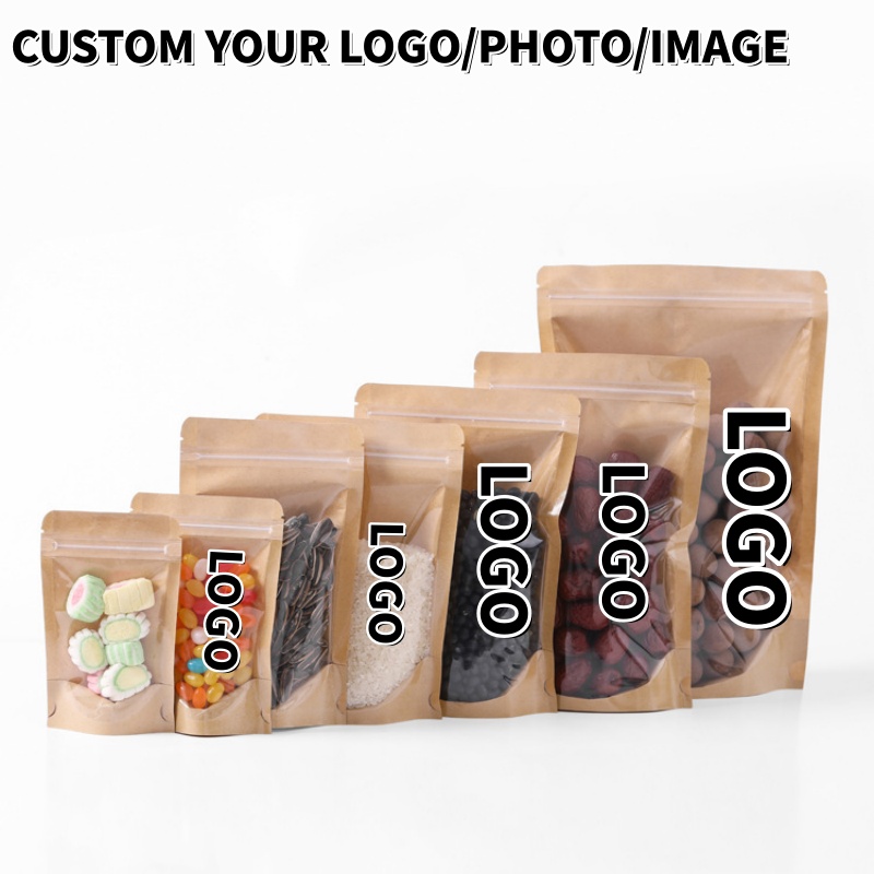 100PCS Clear Front Stand Up Kr – Food Snacks For Christmas Bewertung und Preis
