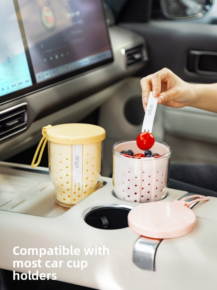 Portable Fruit Cup with Fork f – Food Snacks Online Bewertung und Preis