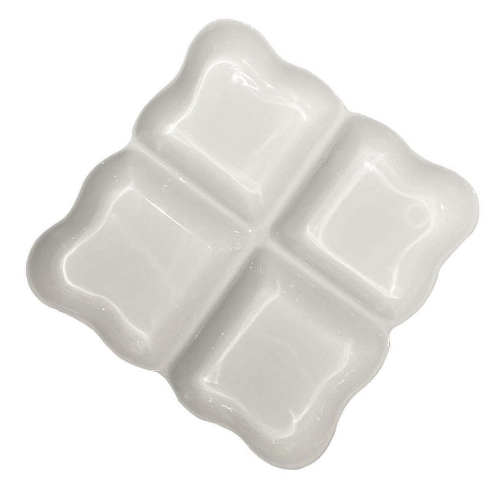4-Section Food Plate Ceramic S – Food Snacks Restaurant Bewertung und Preis