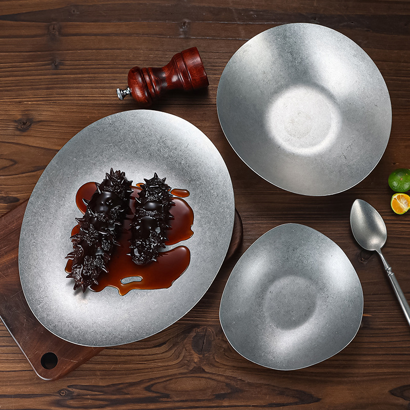 Irregular Stainless Steel Meal – Food Snacks Restaurant Bewertung und Preis