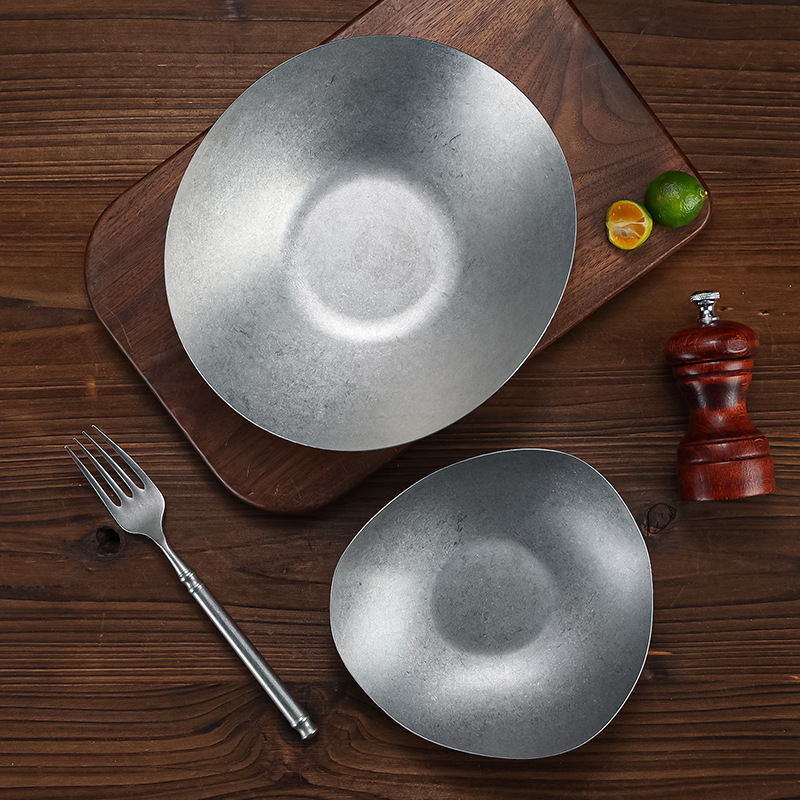 Irregular Stainless Steel Meal – Food Snacks Restaurant Bewertung und Preis