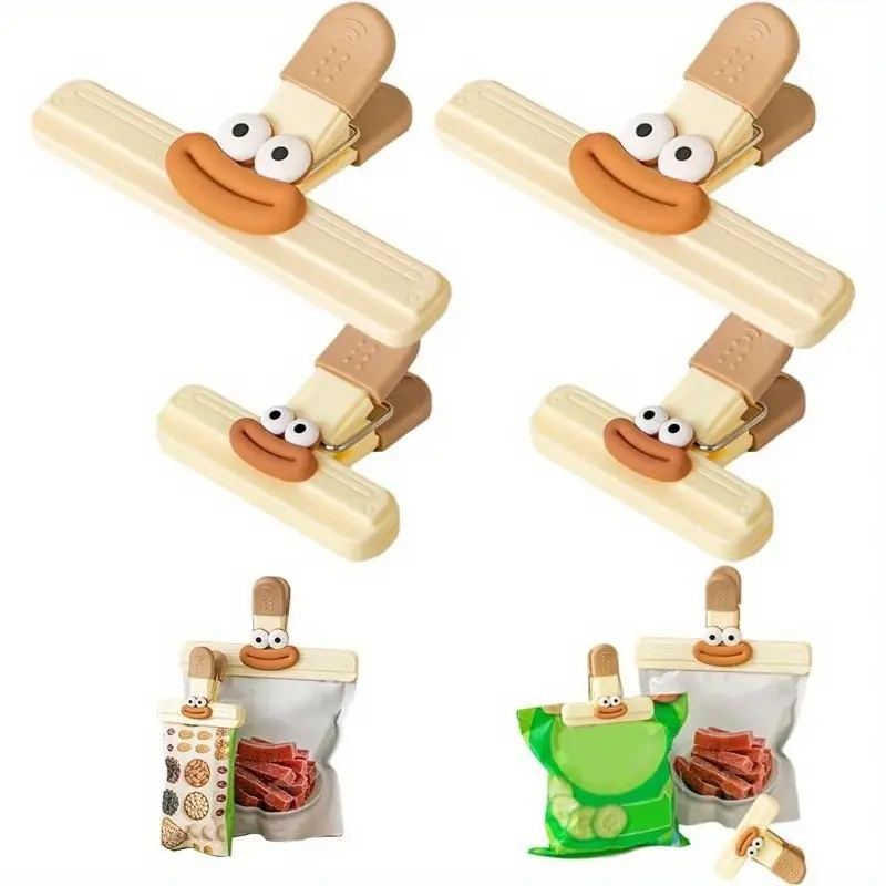 Set of 4 Food Bag Clips (1 Lar – Food Snacks Restaurant Bewertung und Preis