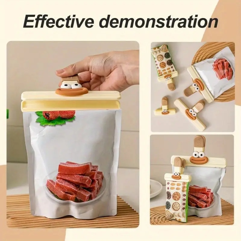 Set of 4 Food Bag Clips (1 Lar – Food Snacks Restaurant Bewertung und Preis