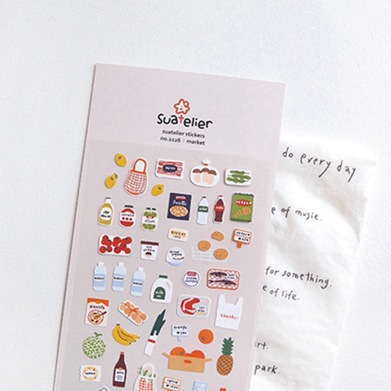 Suatelier “Market” Sticker No. – Junk Food Snacks Bewertung und Preis