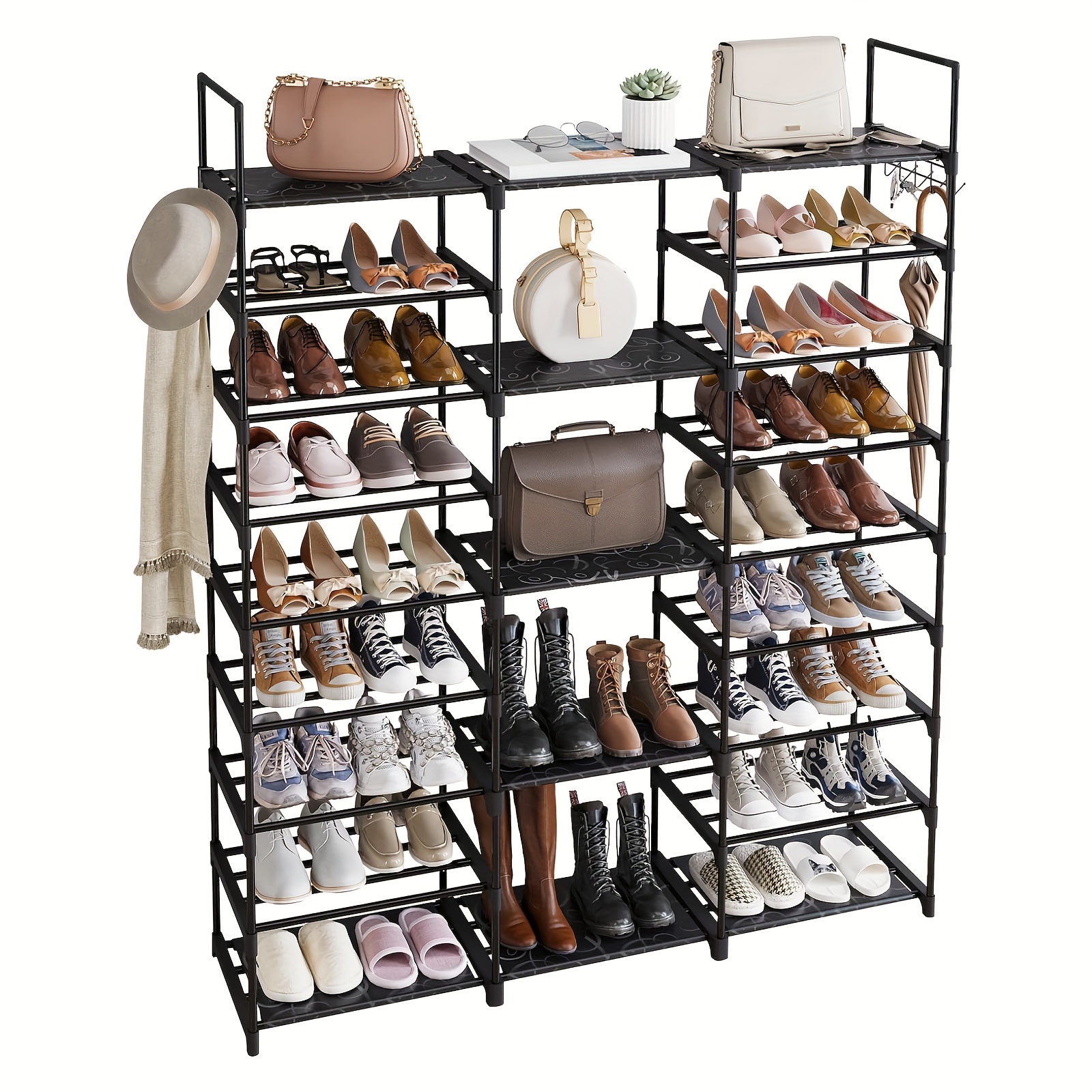 1pc 9 Tier Shoe Rack Organizer – Foods X Bewertung und Preis