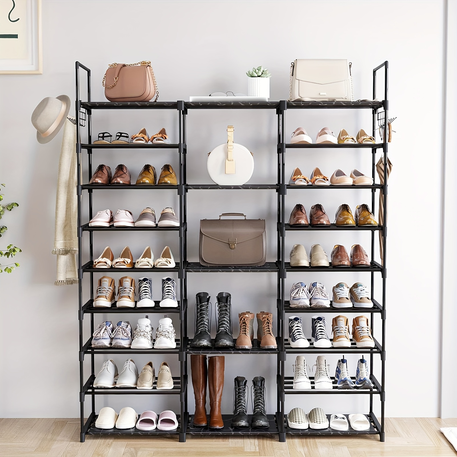 1pc 9 Tier Shoe Rack Organizer – Foods X Bewertung und Preis