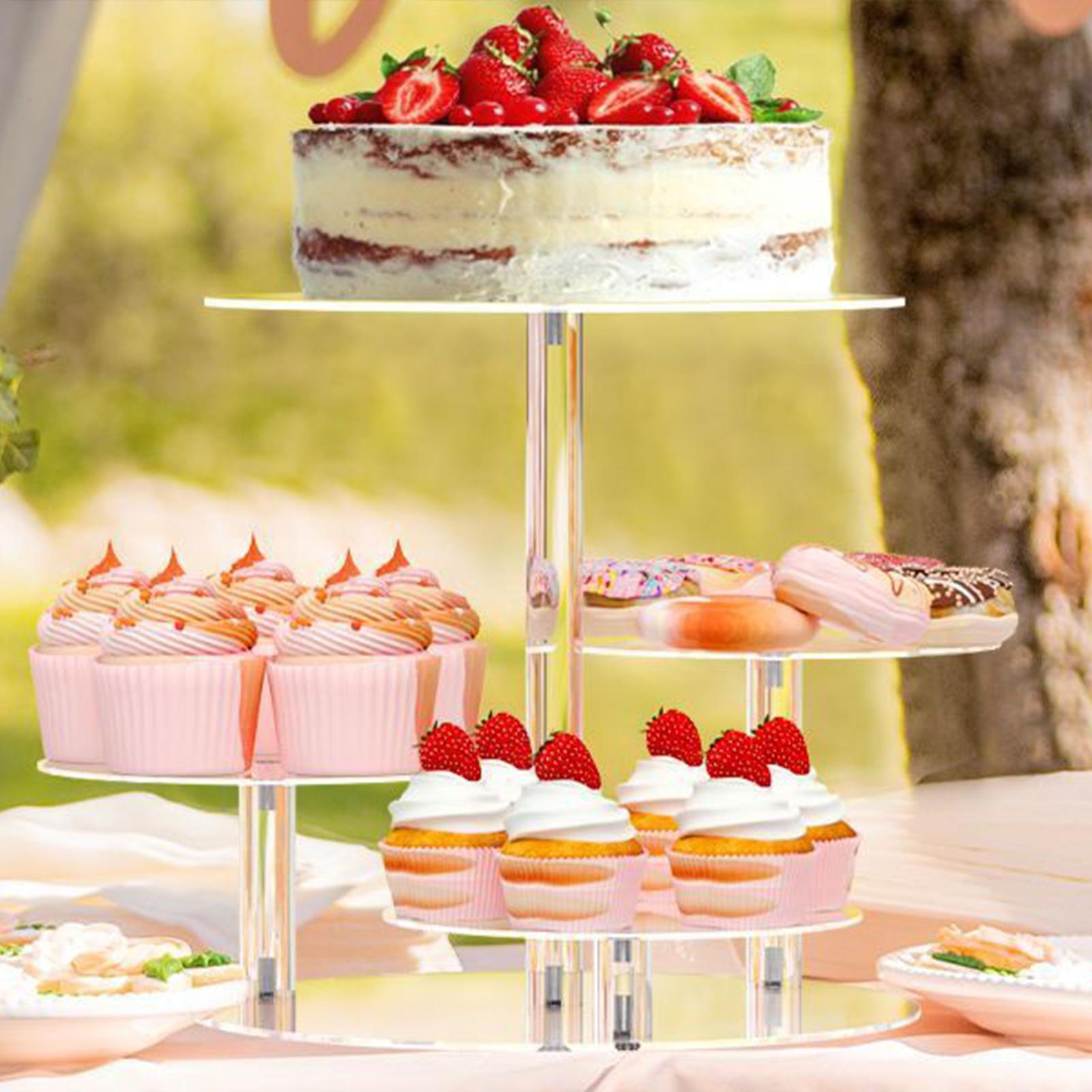 Cupcake Holder Stand Acrylic 4 – Food Snacks Candy Bewertung und Preis