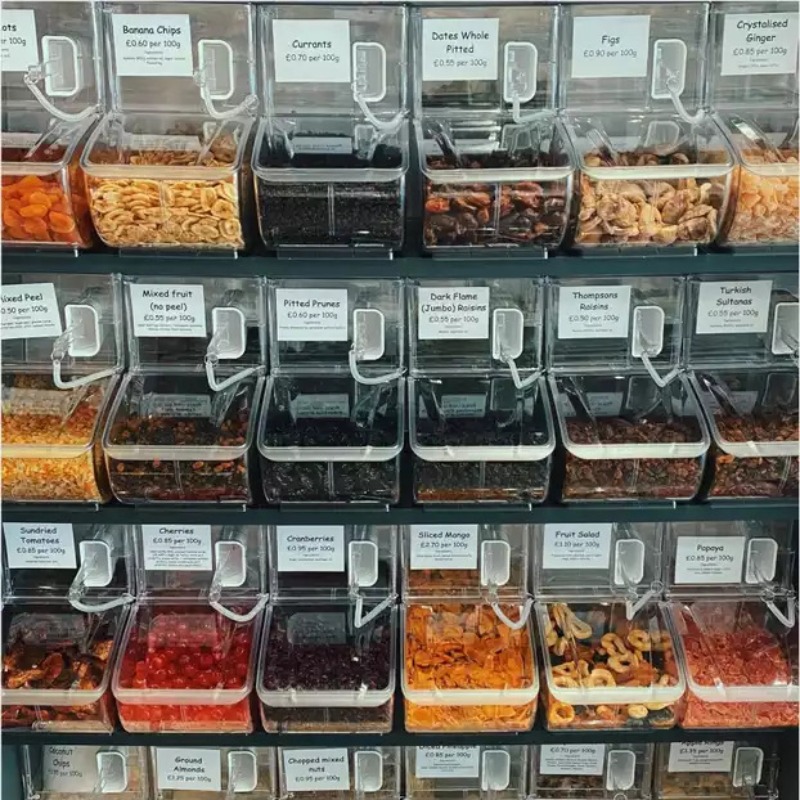Supermarket bulk snack storage – Food Good Snacks Bewertung und Preis