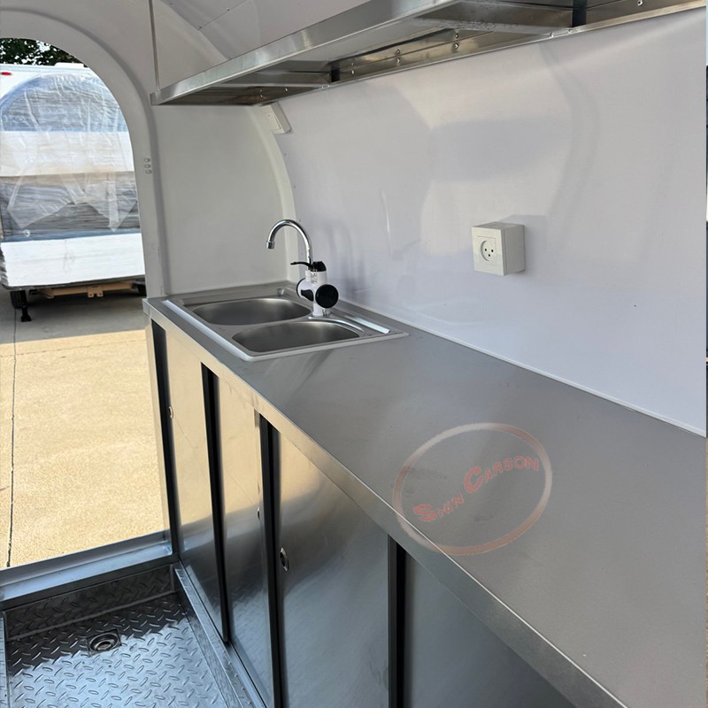 Outdoor Food Trailer round Mob – Food Snacks Business Bewertung und Preis