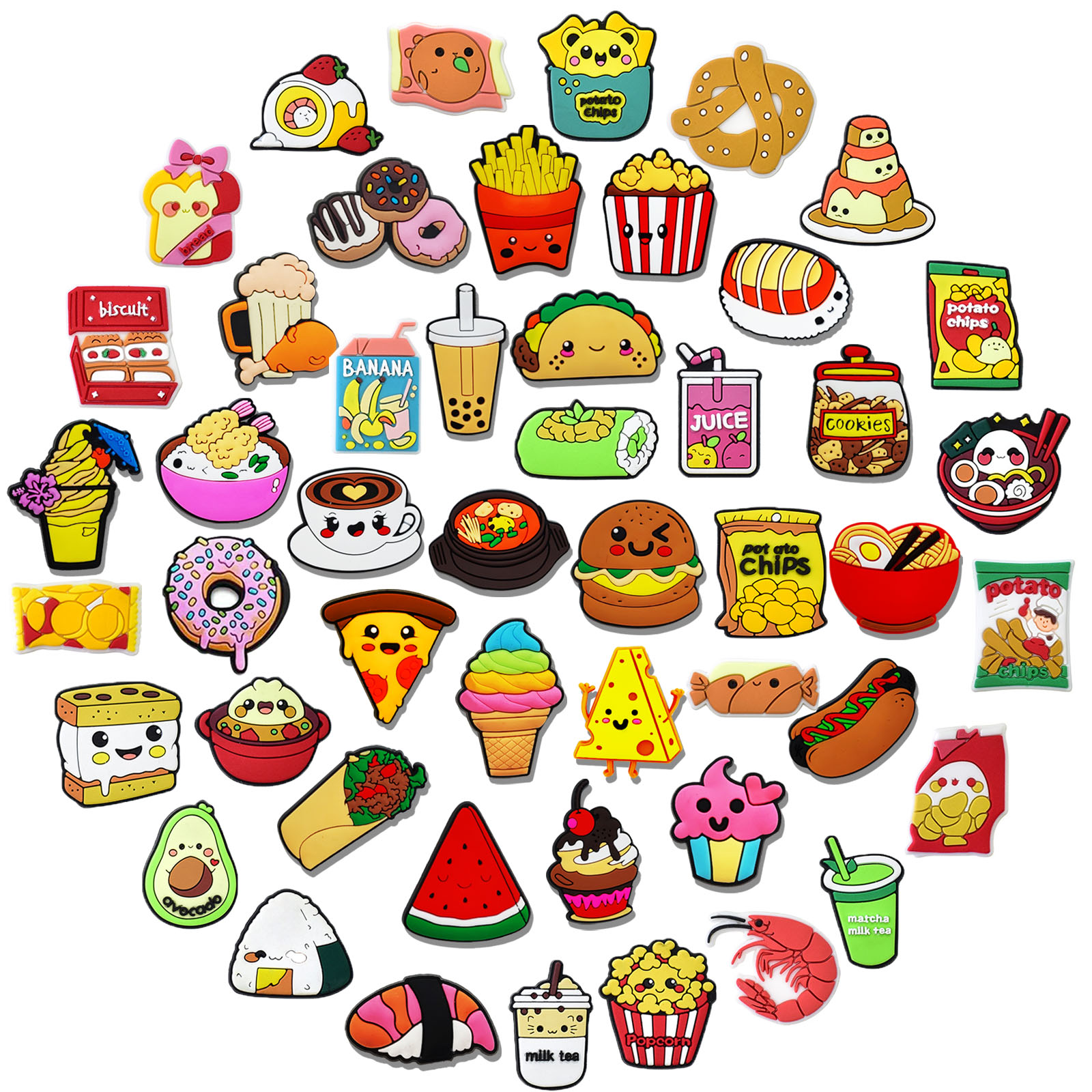 Random 10/20/30Pcs Food Snack  – Food Snacks For Christmas Bewertung und Preis