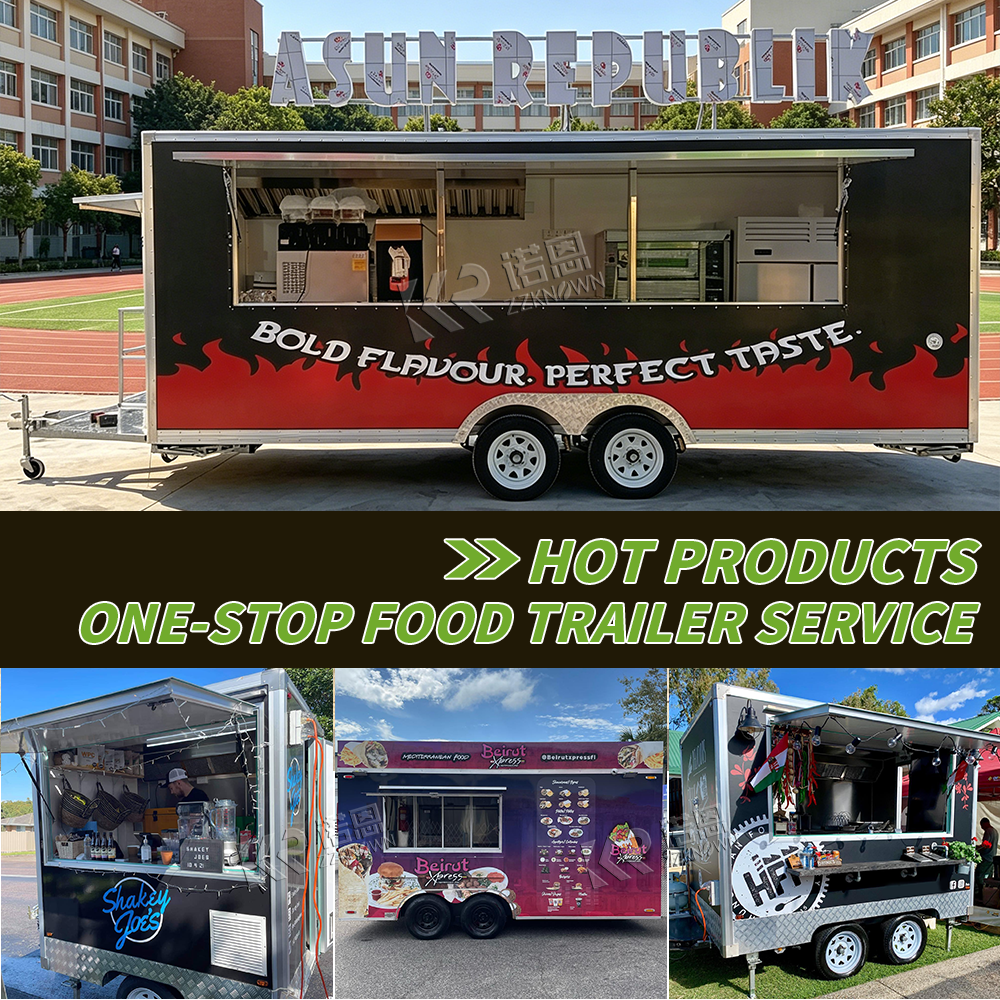 Mobile Food Truck with Exhaust – Food Snacks Business Bewertung und Preis