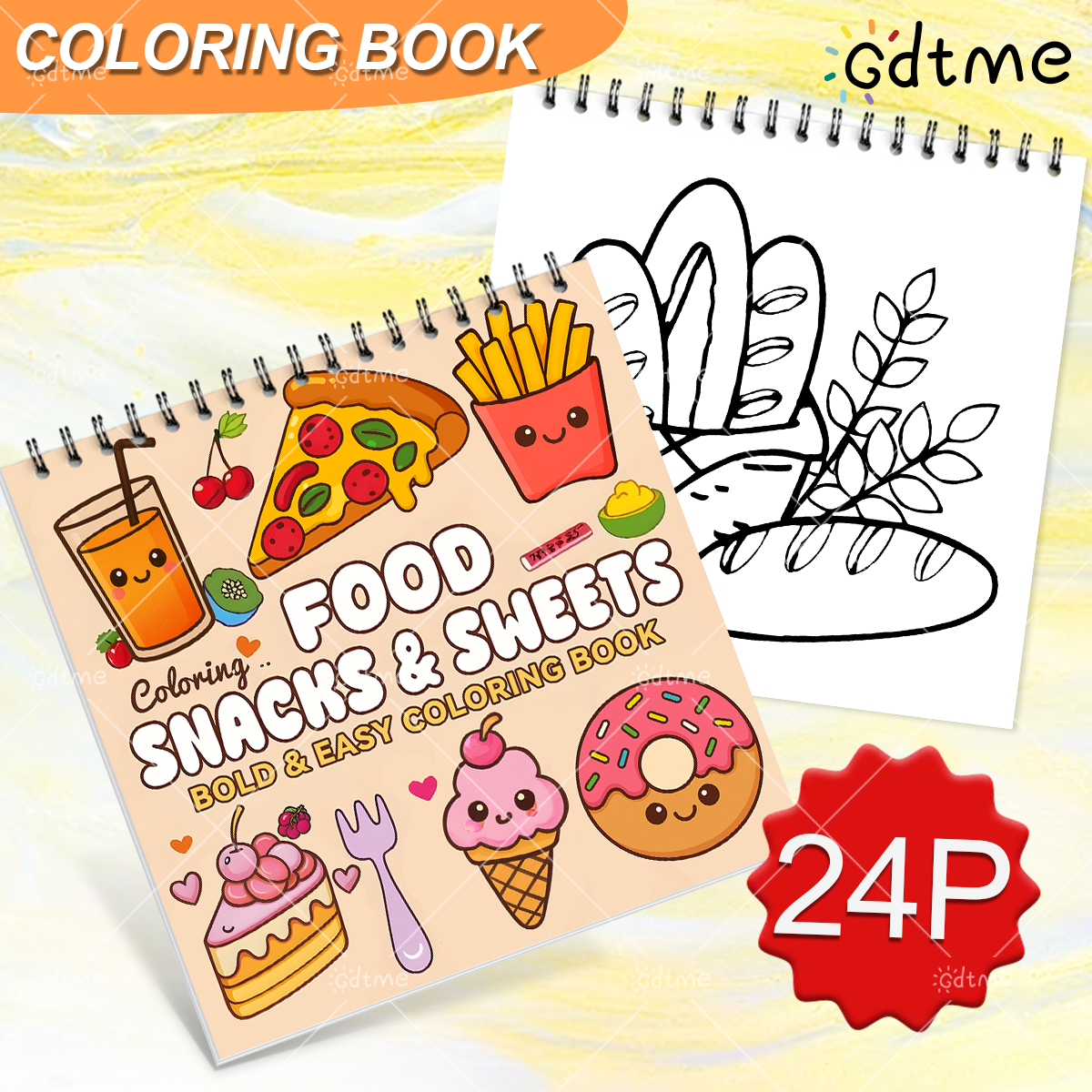 FOOD SNACKS & SWEETS Themed Co – Food Snacks Drawing Bewertung und Preis