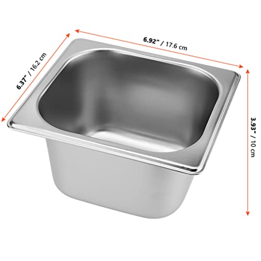 8 Pack 1/6 Size x 4 Inch Deep  – Foods X Bewertung und Preis