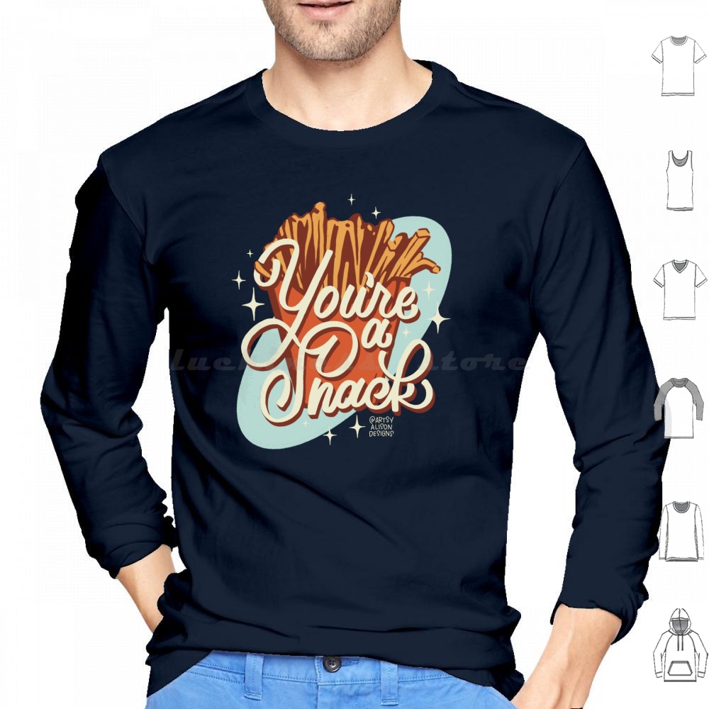 You’re A Snack Hoodie Cotton L – Food Snacks Drawing Bewertung und Preis