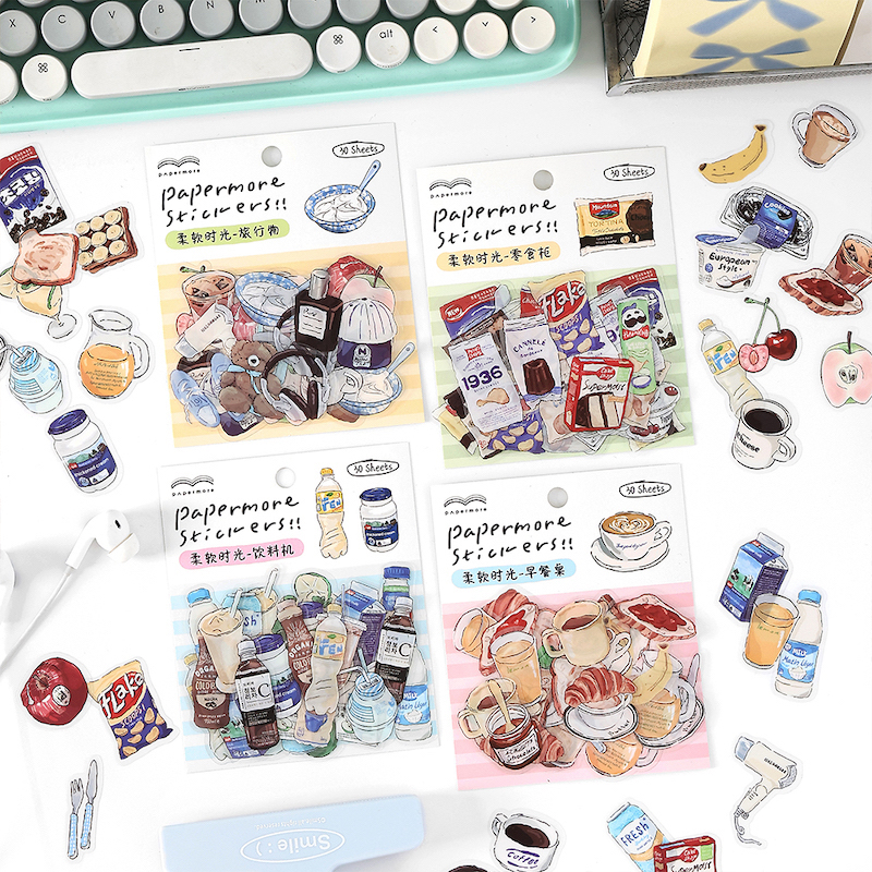 Cute Food Drink Snack Stickers – Junk Food Snacks Bewertung und Preis