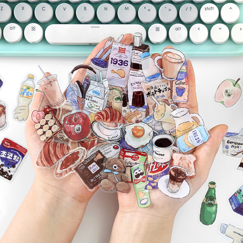 Cute Food Drink Snack Stickers – Junk Food Snacks Bewertung und Preis