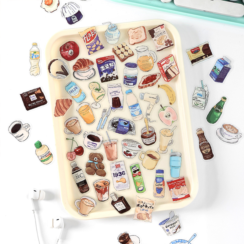 Cute Food Drink Snack Stickers – Junk Food Snacks Bewertung und Preis