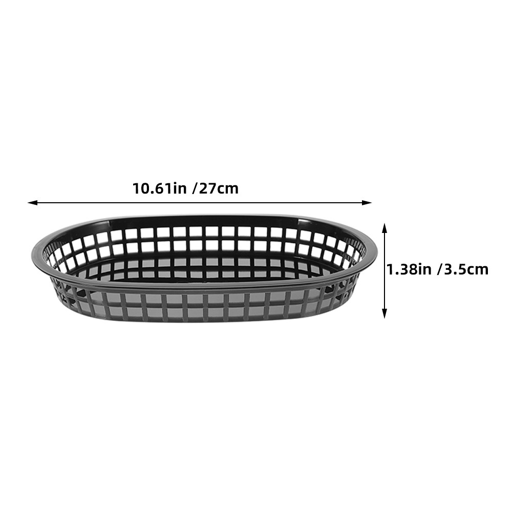 4Pcs Plastic Fruit Basket Set  – Food Snacks Restaurant Bewertung und Preis