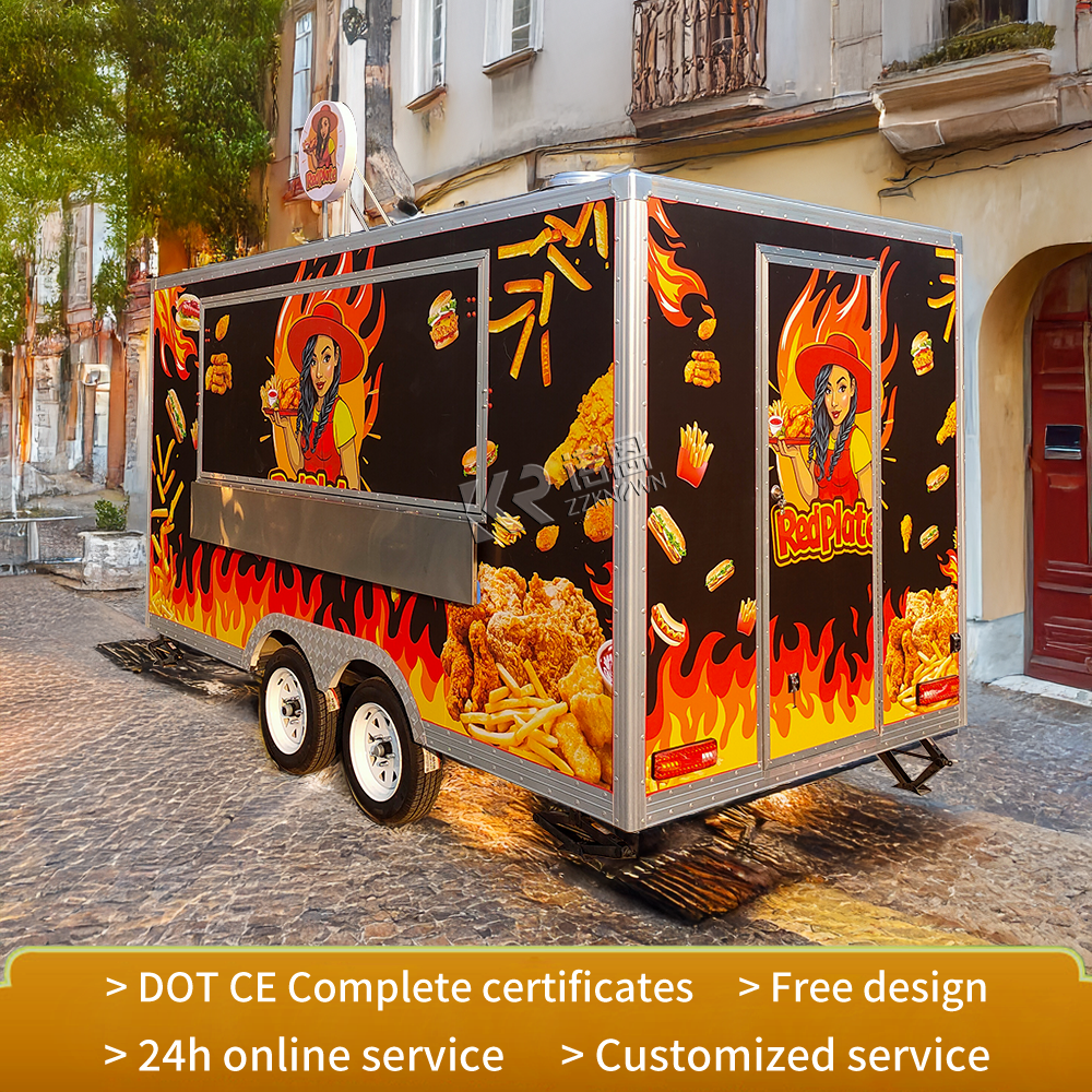 High Quality Food Cart Caravan – Food Snacks Business Bewertung und Preis