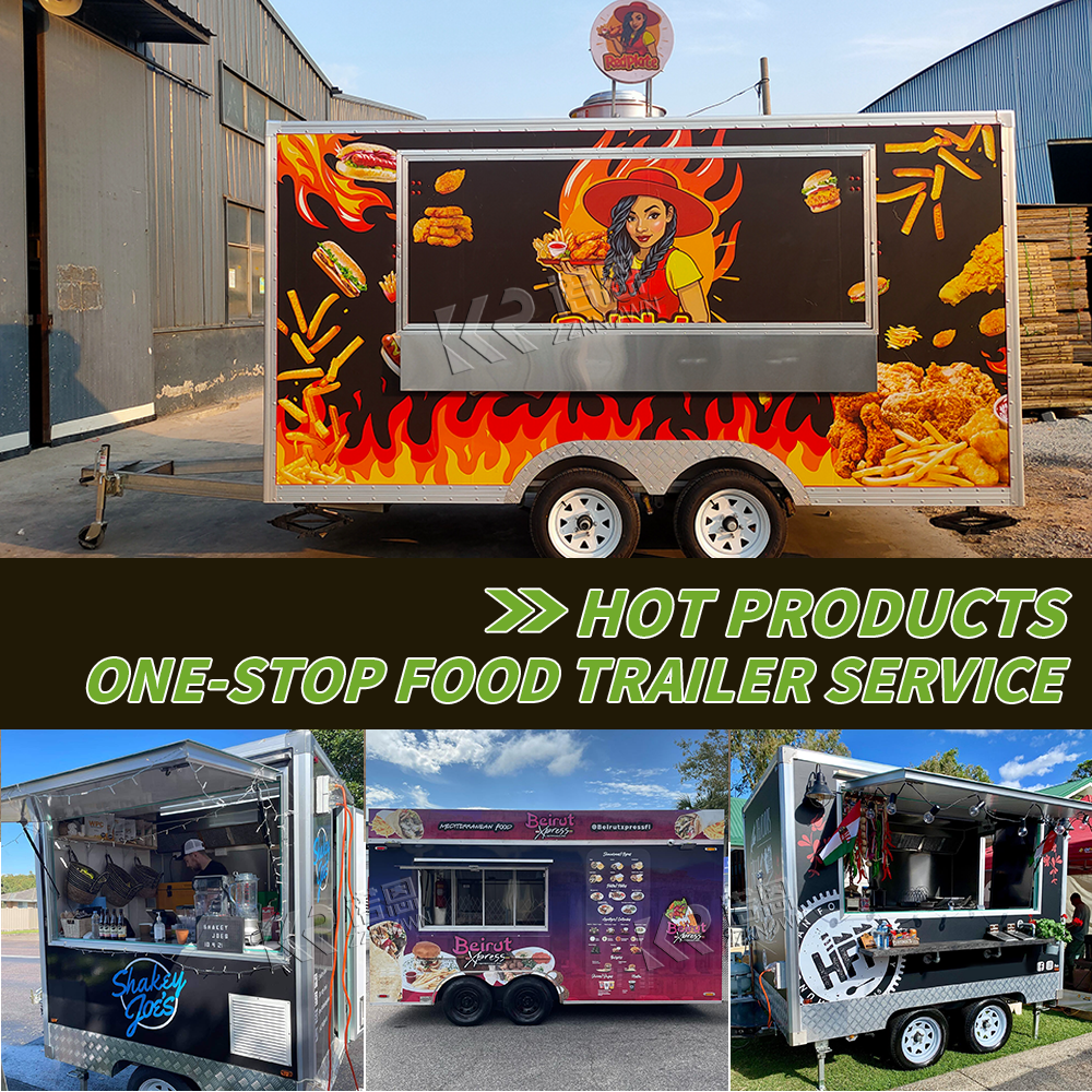 High Quality Food Cart Caravan – Food Snacks Business Bewertung und Preis