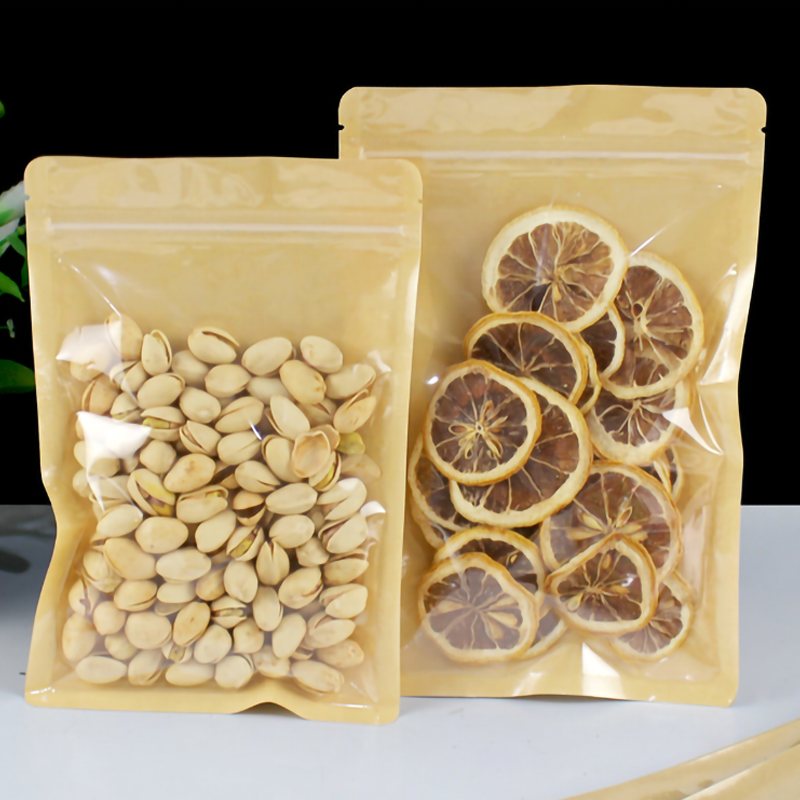 100pcs Eco-friendly Kraft Pape – Food Good Snacks Bewertung und Preis