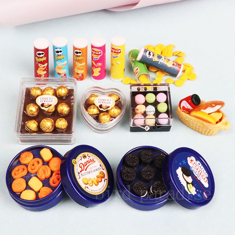 1/6 Miniatrue Dolls Food Mini  – Junk Food Snacks Bewertung und Preis