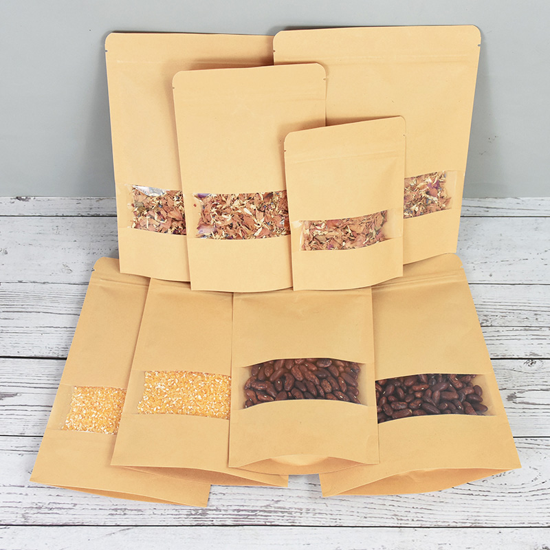 20/50pcs Kraft Paper Zip Lock  – Food Snacks For Christmas Bewertung und Preis
