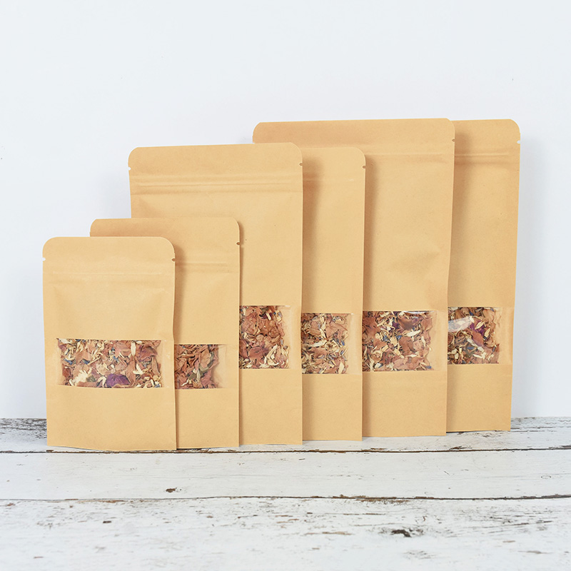 20/50pcs Kraft Paper Zip Lock  – Food Snacks For Christmas Bewertung und Preis