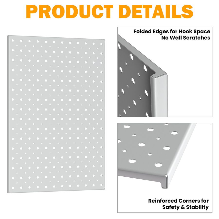 Metal Pegboard Panels, 16 x 12 – Foods X Bewertung und Preis