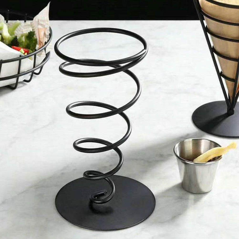 Cone Shaped Basket Stand Thick – Food Snacks Restaurant Bewertung und Preis