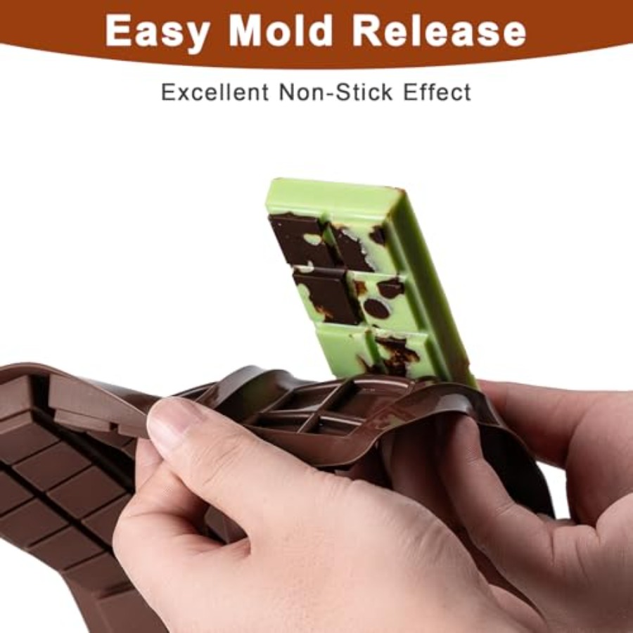 Chocolate Bar Mold Non-Stick C – Food Snacks Candy Bewertung und Preis
