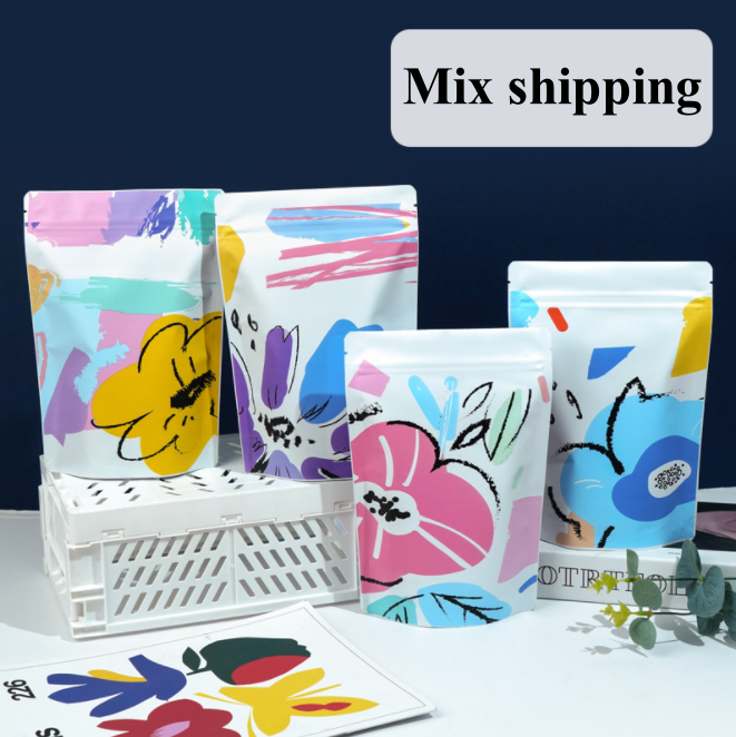 100PCS Aluminum Foil Stand-up  – Food Snacks For Christmas Bewertung und Preis