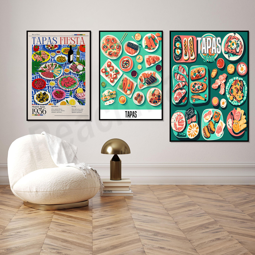 Spanish tapas snack print, foo – Food Snacks Restaurant Bewertung und Preis