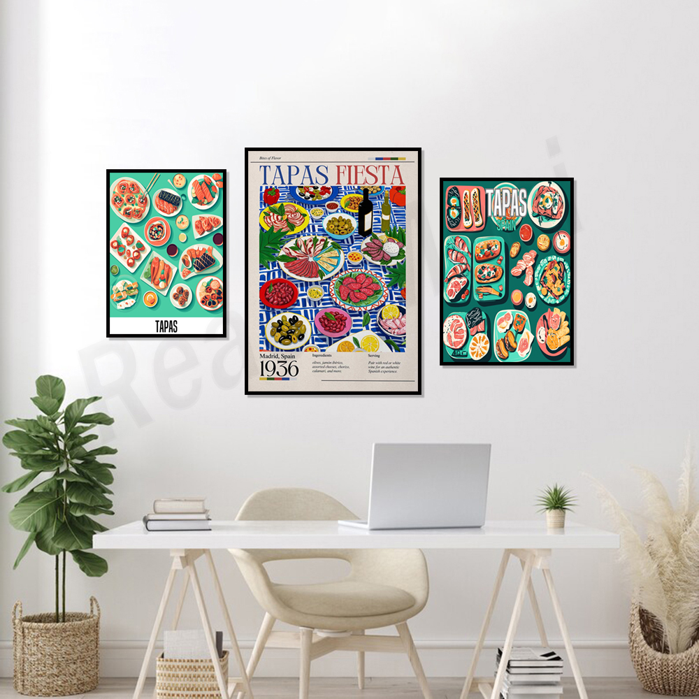 Spanish tapas snack print, foo – Food Snacks Restaurant Bewertung und Preis